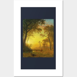 Albert Bierstadt Light in the Forest Posters and Art